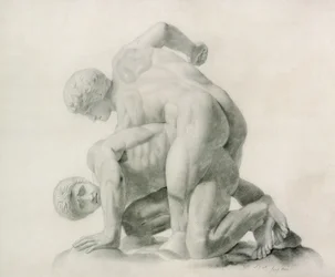 Zeichnung aus der Antike, 1842